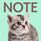 Bloc-notes : Chats icône