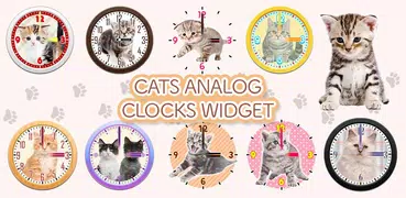 Cats Analog-Clocks Widget