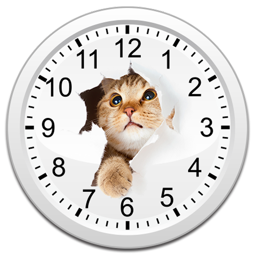 時鐘 : 貓