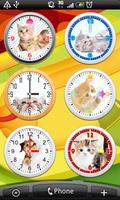 Cats Analog-Clocks Widget screenshot 1