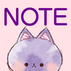 Bloc-notes Cute Characters icône