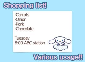 Notepad Cinnamoroll capture d'écran 2