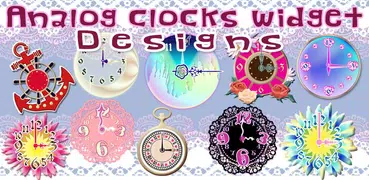 Analog clocks widget designs