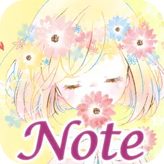 Simple Notepad Flowery Kiss