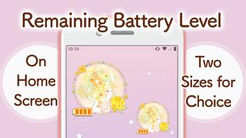 Battery widget Flowery Kiss 海報