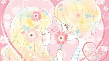 Wallpaper Flowery Kiss syot layar 2