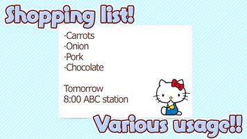 Notepad Hello Kitty screenshot 1