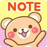 Bloc-notes Honorific bear memo icône