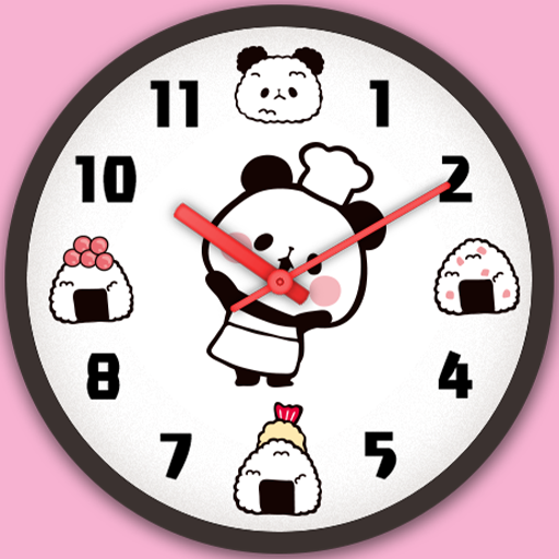 時鐘 Mochi Mochi Panda 大熊貓