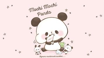 桌布 MOCHI MOCHI PANDA 熊貓 截圖 2