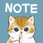 Notepad Cute Cats by mofusand icon