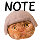नोटपैड नोट्स : बिल्ली - टोपी APK