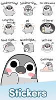 Emoji Stickers Pesoguin plakat