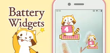 Battery widget Araiguma-rascal