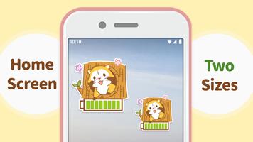Battery widget Araiguma-rascal Plakat