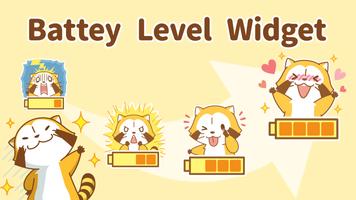 Battery widget Araiguma-rascal स्क्रीनशॉट 1