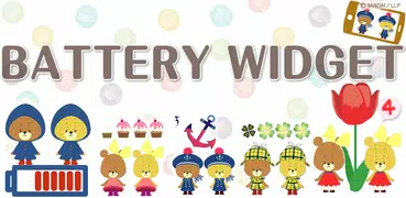 Battery widget TINY TWIN BEARS