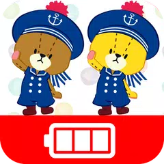 Battery widget TINY TWIN BEARS APK download