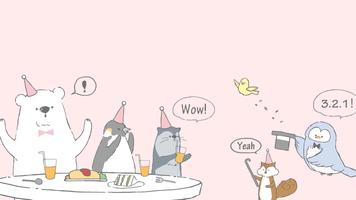 Wallpaper Shirokuma-Days اسکرین شاٹ 1
