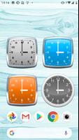 Analog clocks widget – simple تصوير الشاشة 1