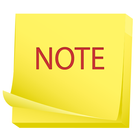 नोटपैड नोट्स Memo Sticky Note आइकन