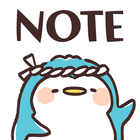 Bloco de notas Sushi Penguins ícone