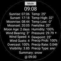 Orbital Weather for Watchmaker تصوير الشاشة 2