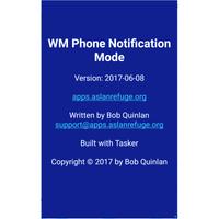 WM Phone Notification Mode الملصق