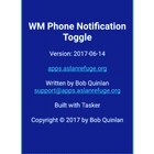 WM Phone Notification Toggle أيقونة