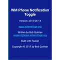 WM Phone Notification Toggle