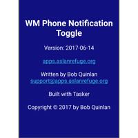 WM Phone Notification Toggle الملصق