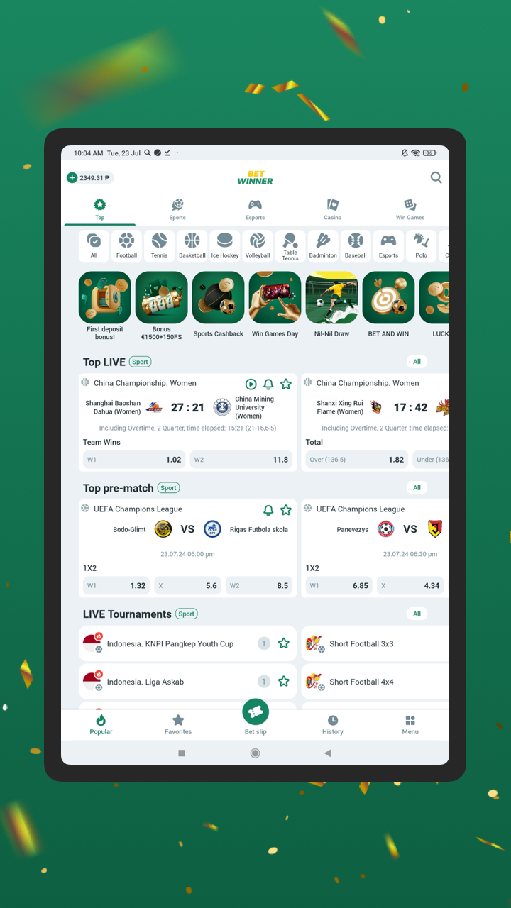 Betwinner: Sportsbook & Casino screenshot 6