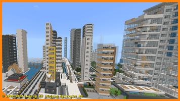 city for minecraft تصوير الشاشة 3