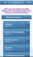 Billings Clinic ExpressCare screenshot 1