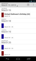 Birthdays into Calendar (Free) capture d'écran 1