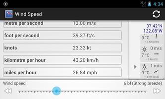 Wind speed converter capture d'écran 1