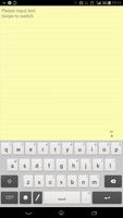 Techo Note (memo /sticky note) पोस्टर