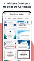 app à faire certificat - Créateur du Certificat Affiche