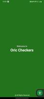 Oric Checkers Affiche
