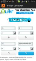 Titration Calculator screenshot 1