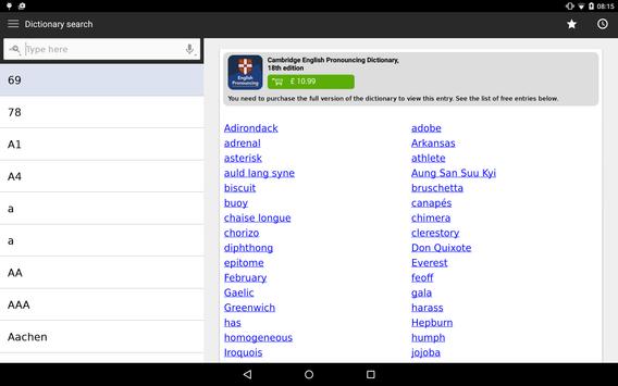 English Pronouncing Dictionary 截图 6