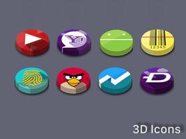 Poster icon 3D - icon pack Theme HD