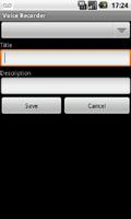 Voice recorder syot layar 1