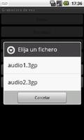 Grabadora de voz 3gp captura de pantalla 2