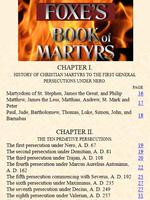 Foxe's Book of Martyrs Plakat