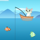 Kitten fishing ไอคอน