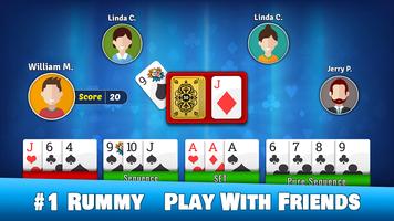 Rummy: Dragon Tiger Cards Game 포스터