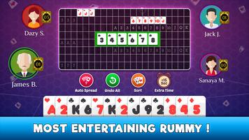 Rummy: Dragon Tiger Cards Game syot layar 1