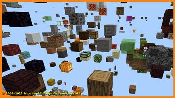 skyblock map for minecraft Affiche