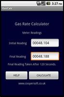 GAS RATE CALCULATOR FREE poster